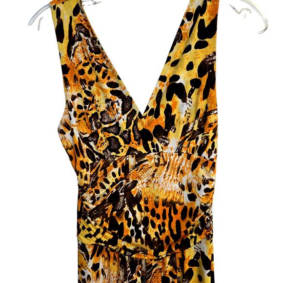 Star Vixen Small Yellow Women's Sleeveless Maxi BOHO Long Sun Dress Miss 4 6 - Picture 2 of 6